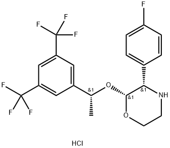 Υδροχλωρική (2R,3S)-2-[(1R)-1-[3,5-δις(τριφθορομεθυλ)φαινυλ]αιθοξυ]-3-(4-φθοροφαινυλ)μορφολίνη