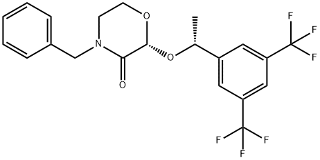 (2R)-4-βενζυλ-2-[(1R)-1-[3,5-δις(τριφθορομεθυλ)φαινυλ]αιθοξυ]μορφολιν-3-όνη