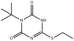 1,3,5-Τριαζινο-2,4(1Η,3Η)-διόνη, 3-(1,1-διμεθυλαιθυλ)-6-(αιθυλοθειο)-