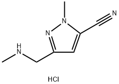 1-μεθυλ-3-((μεθυλαμινο)μεθυλ)-1Η-πυραζολο-5-καρβονιτριλεϋδροχλωρίδιο