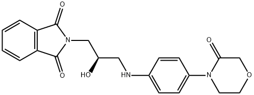1Η-ΙΣΟΙΝΔΟΛΟ-1,3(2Η)-ΔΙΟΝΗ, 2-[(2R)-2-ΥΔΡΟΞΥ-3-[[4-(3-ΟΞΟ-4-ΜΟΡΦΟΛΙΝΥΛ)ΦΑΝΥΛ]ΑΜΙΝΟ]ΠΡΟΠΥΛ]-