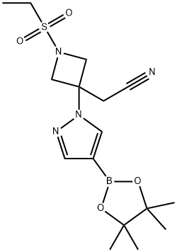 2-(1-(Αιθυλοσουλφονυλ)-3-(4-(4,4,5,5-τετραμεθυλ-1,3,2-διοξαβορολαν-2-υλ)-1Η-πυραζολ-1-υλ)αζετιδιν-3- υλ)ακετονιτρίλιο