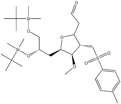 2-((2S,3S,4R,5R)-5-((S)-2,3-δις(τριτ-βουτυλδιμεθυλσιλυλοξυ)προπυλ)-4-μεθοξυ-3-(τοσυλμεθυλ)τετραϋδροφουραν-2-υλ)ακεταλδεΰδη