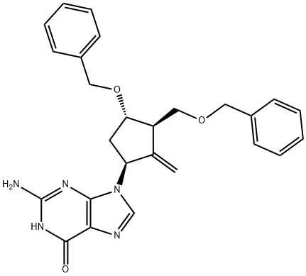 2-Αμινο-1,9-διυδρο-9-[(1S,3R,4S)-4-(βενζυλοξυ)-3-(βενζυλοξυμεθυλ)-2-μεθυλενοκυκλοπεντυλ]-6Η-πουριν-6-όνη