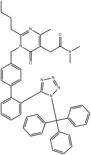 2-Βουτυλ-1,6-διυδρο-Ν,Ν,4-τριμεθυλ-6-οξο-1-[[2'-[1-(τριφαινυλμεθυλ)-1Η-τετραζολ-5-υλ][1,1'- διφαινυλ]-4-υλ]μεθυλ]-5-πυριμιδινοακεταμίδιο