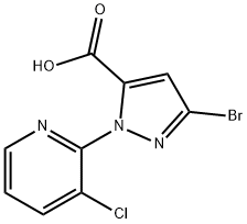 3-Βρωμο-1-(3-χλωροπυριδιν-2-υλ)-1Η-πυραζολο-5-καρβοξυλικό οξύ