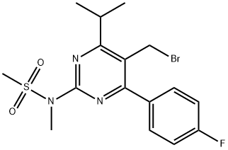 5-(Βρωμομεθυλ)-4-(4-φθοροφαινυλ)-6-ισοπροπυλ-2-[μεθυλ(μεθυλσουλφονυλ)αμινο]πυριμιδίνη
