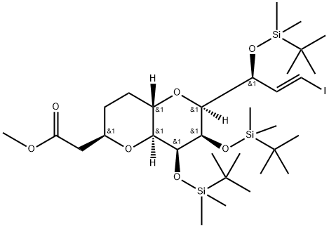 Μεθυλ 2-((2R,4aS,6S,7R,8S,8aS)-7,8-δις((τριτ-βουτυλδιμεθυλσιλυλ)οξυ)-6-((S,E)-1-((τριτ-βουτυλδιμεθυλσιλυλ)οξυ )-3-ιωδοαλλυλ)οκταϋδροπυρανο[3,2-b]πυραν-2-υλ)οξικό