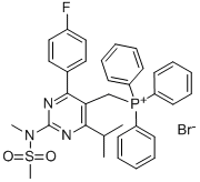 Φωσφόνιο, [[4-(4-φθοροφαινυλ)-6-(1-μεθυλαιθυλ)-2-[μεθυλ(μεθυλσουλφονυλ)αμινο]-5-πυριμιδινυλ]με